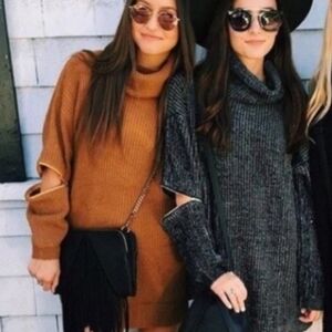 Chicest Vibe Knitted Long Sleeve Mini Dress